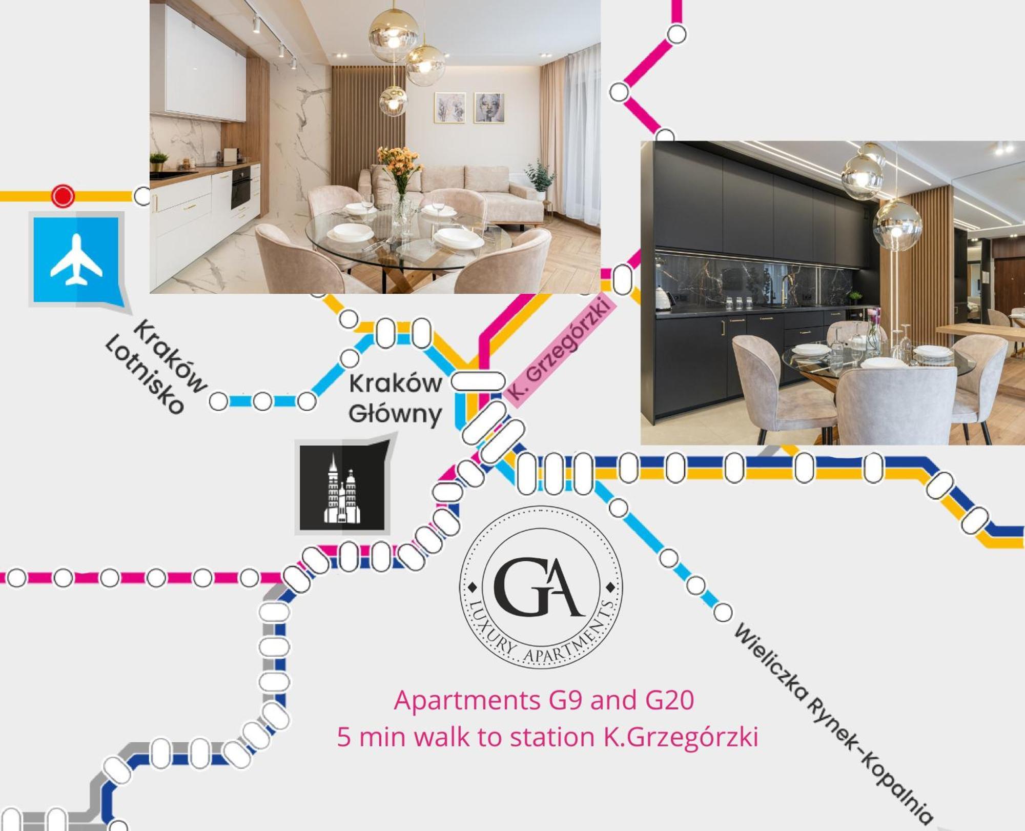 Ga Luxury Apartments G9 Krakkó Kültér fotó